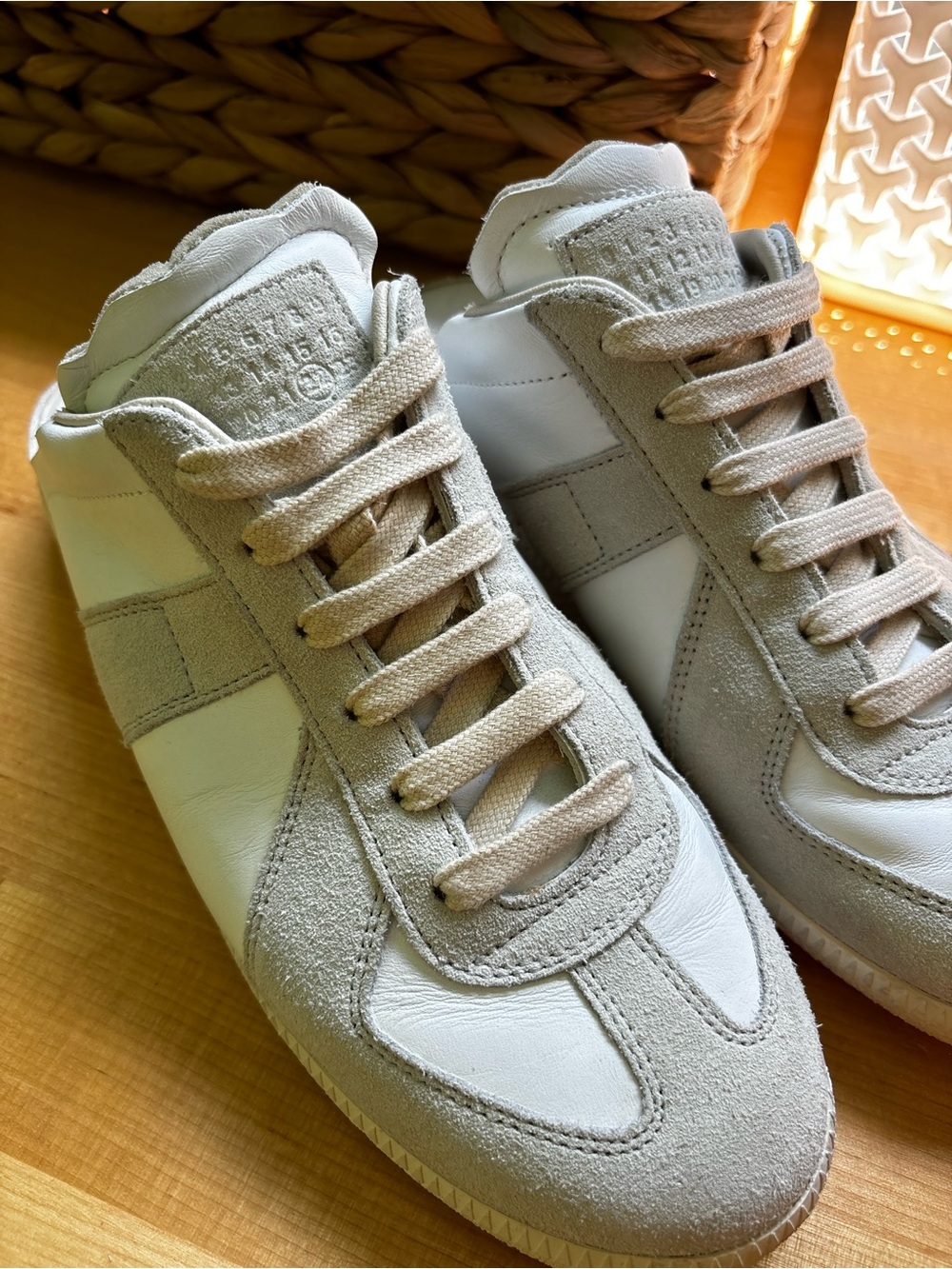 Maison Margiela Replica Mule Sneakers cream/off White slip on EU 37.5 US 7/7.5 - Picture 5 of 10